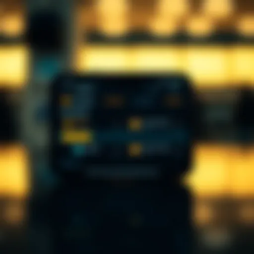 User Interface of Coinex Wallet User interface of the Coinex wallet showcasing features