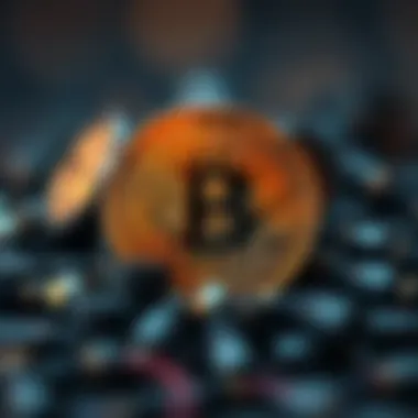 An abstract representation of digital ownership through NFTs