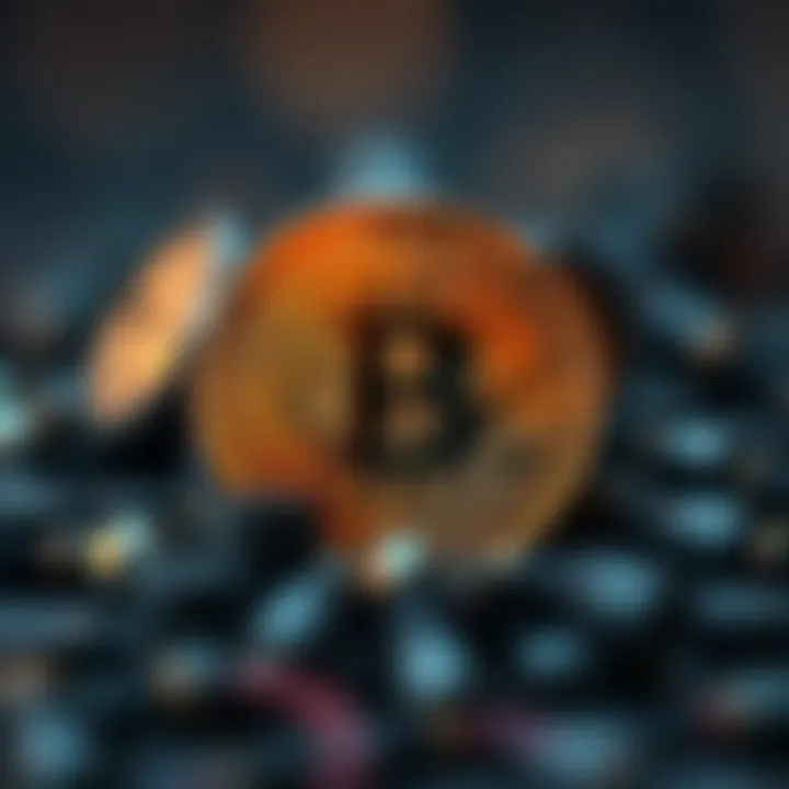 An abstract representation of digital ownership through NFTs