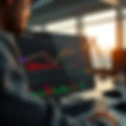 A detailed view of TradingView Pro interface showcasing cryptocurrency charts