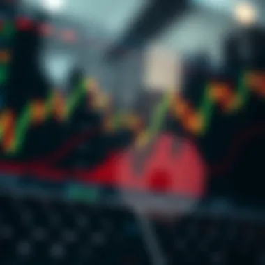 Chart depicting currency trends