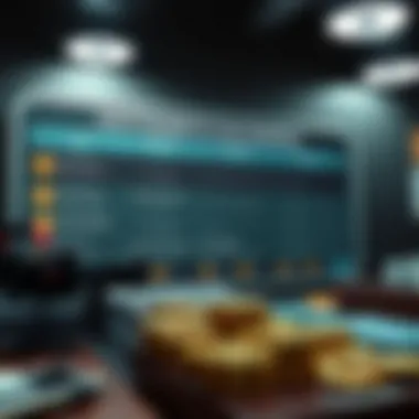 A strategy board displaying different cryptocurrency earning strategies