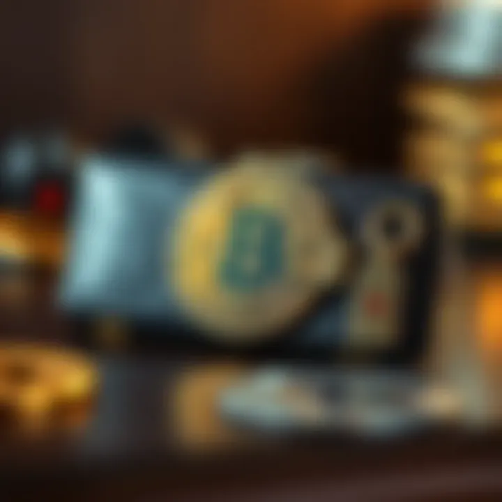 A secure cryptocurrency wallet highlighting safety features
