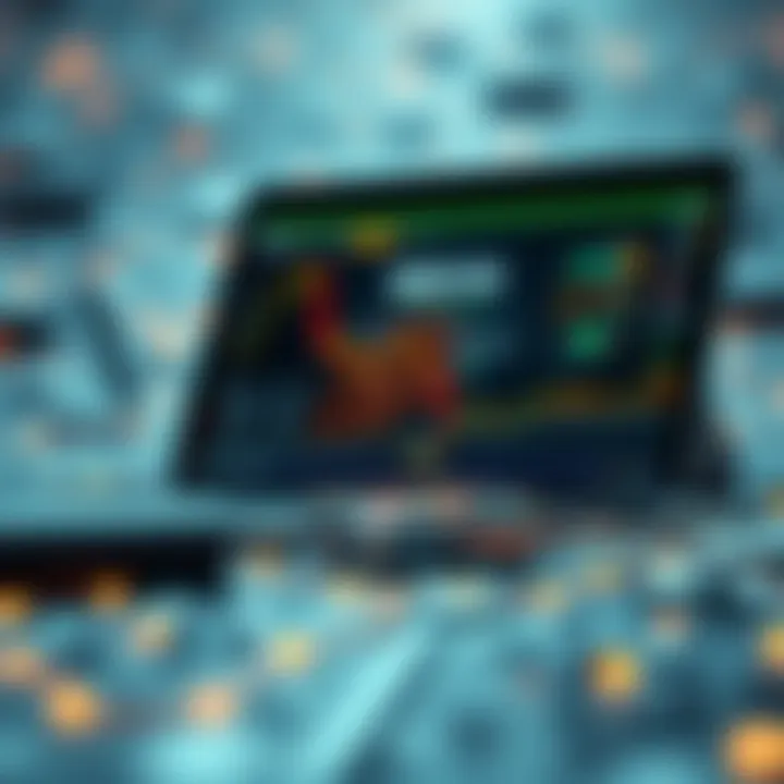 Blockchain Technology Overview Visual representation of blockchain technology