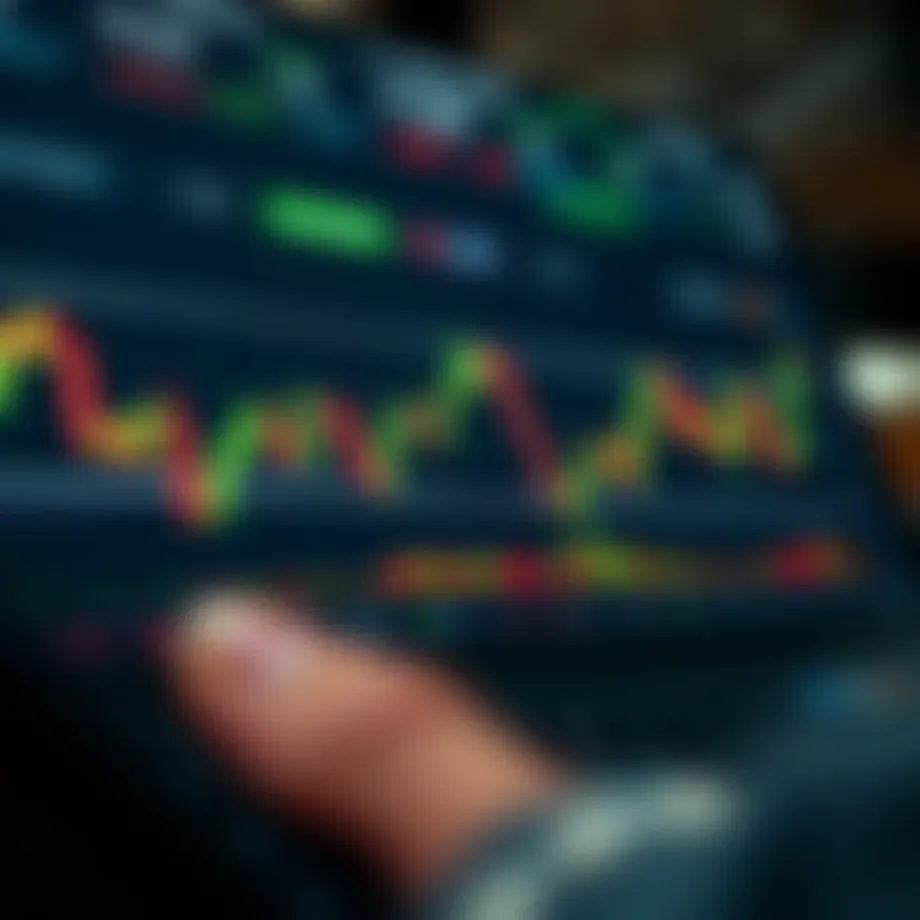 A visually appealing interface of a cryptocurrency trading platform