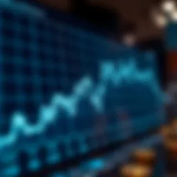 Graph depicting cryptocurrency market trends