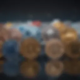 A visual representation of various cryptocurrency logos