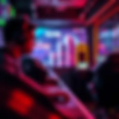 Visual representation of cryptocurrency education in a gaming environment