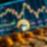 A visual representation of jet tokens amidst cryptocurrency charts