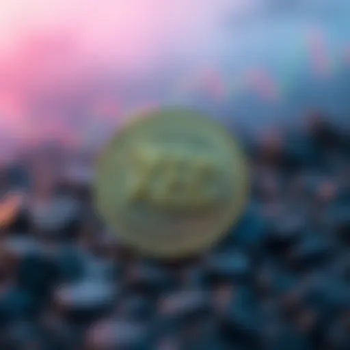 Visual representation of XEC coin performance in the market