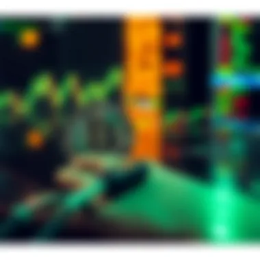 Dynamic illustration of margin trading mechanics
