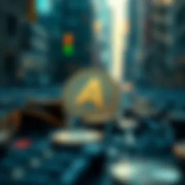 Visual representation of market dynamics affecting Acoin