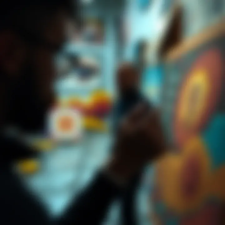 An artist reflecting on the value of their work in the cryptocurrency market