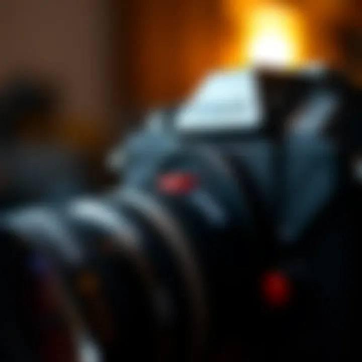 A close-up of a camera symbolizing the essence of photography in the digital age
