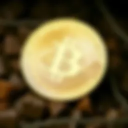 Conceptual representation of cryptocurrency for youth