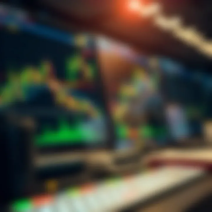 Illustration depicting market analysis tools for traders