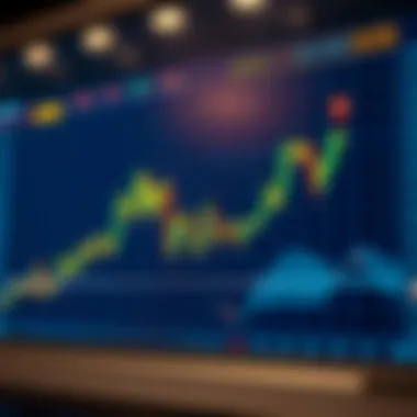 Graph showcasing price volatility in cryptocurrency trading