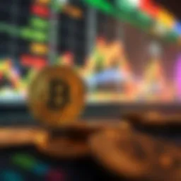 Visual representation of cryptocurrency market dynamics