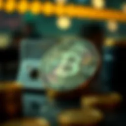 A visual representation of cryptocurrency transaction fees