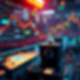 A sophisticated algorithm visual representation for crypto bots