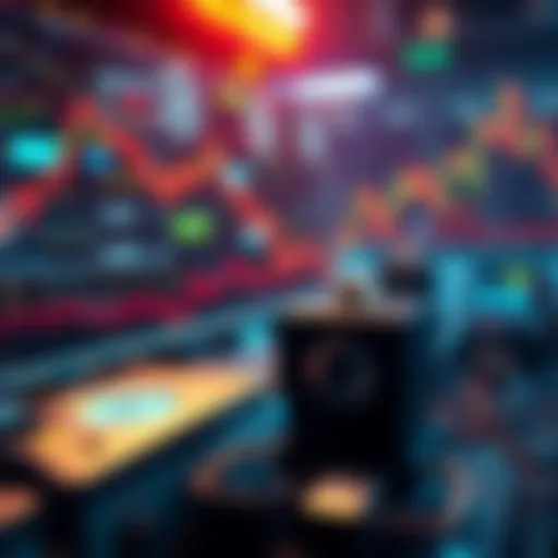 A sophisticated algorithm visual representation for crypto bots