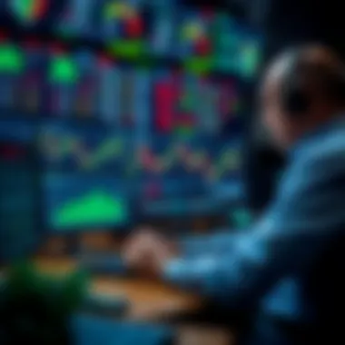 Trader utilizing advanced tools for market analysis