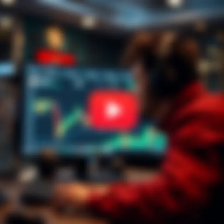 Cryptocurrency trading analysis on YouTube