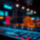 Visual representation of cryptocurrency transaction flow