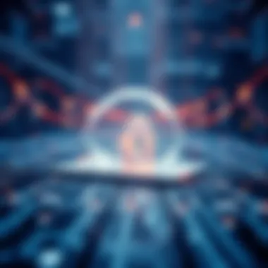 Concept of quantum entanglement depicted graphically