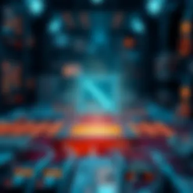 Infographic showcasing applications of quantum computing in various sectors