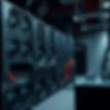Ravencoin mining farm with advanced hardware setup