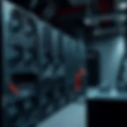 Ravencoin mining farm with advanced hardware setup