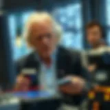 Branson's Engagement with Emerging Technologies Richard Branson engaging with innovative technology