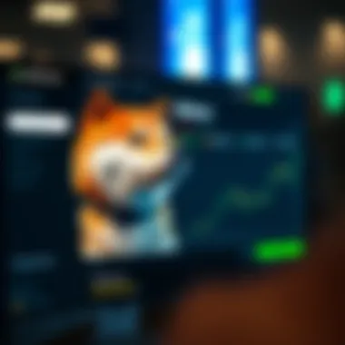 Robinhood Platform Interface with Shiba Inu Overview of Robinhood platform interface with Shiba Inu listed