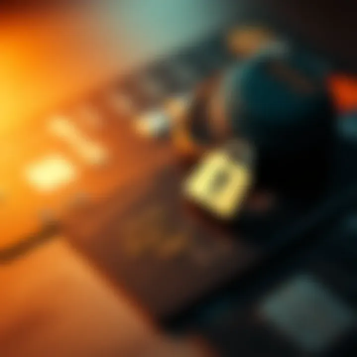 Illustration of security features in credit card transactions