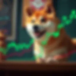 Price chart illustrating Shiba Inu's trends