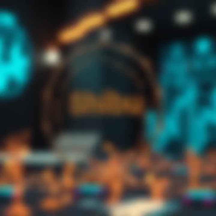 A conceptual illustration of blockchain technology highlighting Shibu Inc's core principles