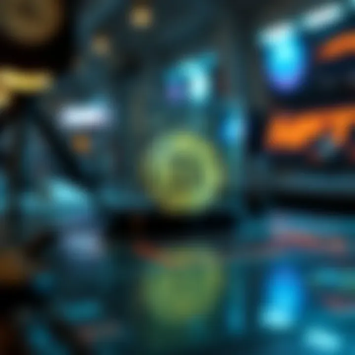 A digital art piece showing the unique characteristics of an NFT