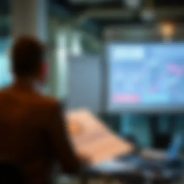 An entrepreneur presenting a business plan