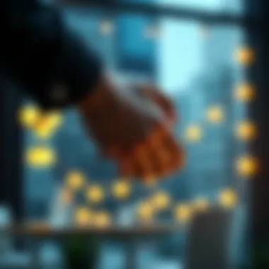 A handshake symbolizing a partnership