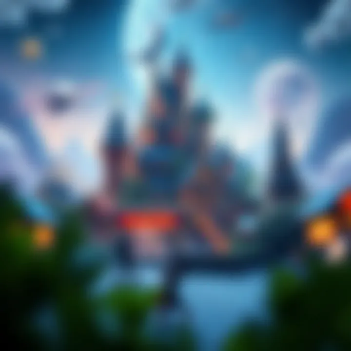 A vibrant digital artwork representing the NFT marketplace