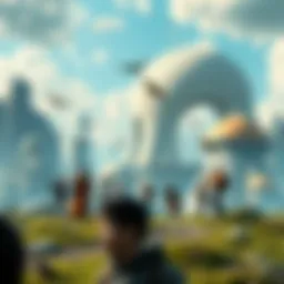 A digital landscape showcasing diverse game characters and environments