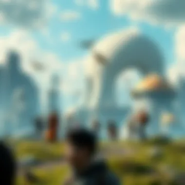 A digital landscape showcasing diverse game characters and environments