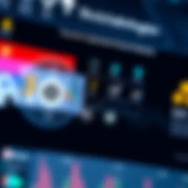 Infographic representing blockchain applications across various sectors