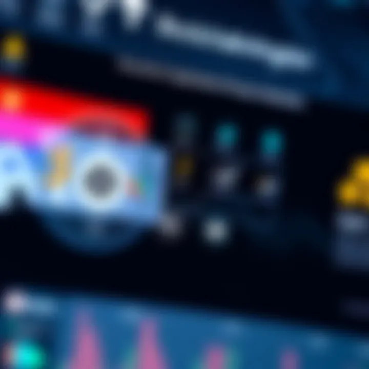 Infographic representing blockchain applications across various sectors