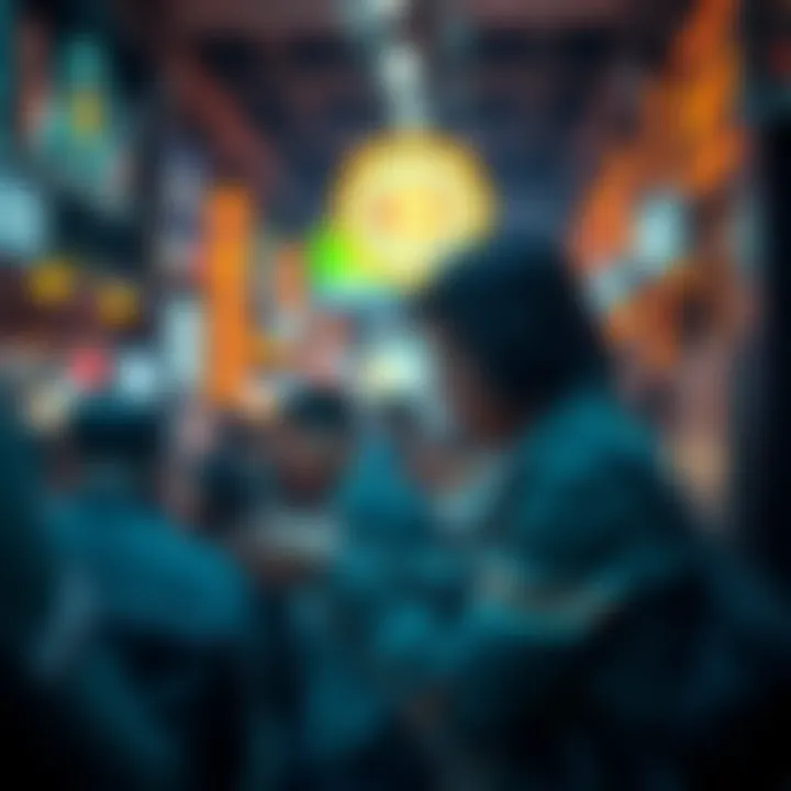 User Engagement in Decentralized Financial Ecosystems Conceptual image illustrating user engagement in DeFi