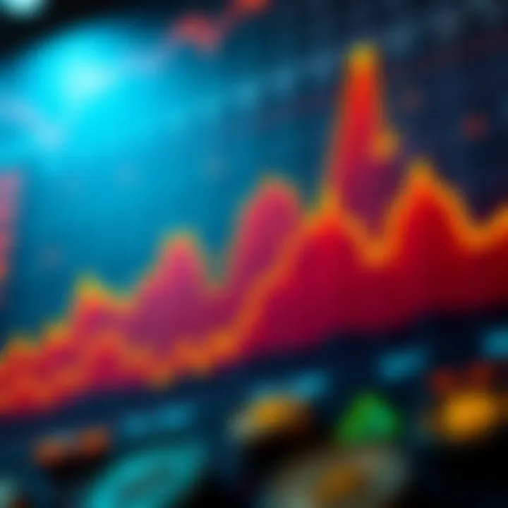 Graph illustrating market trends in cryptocurrency