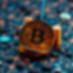 Conceptual representation of blockchain technology