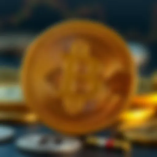 A representation of Bitcoin as currency