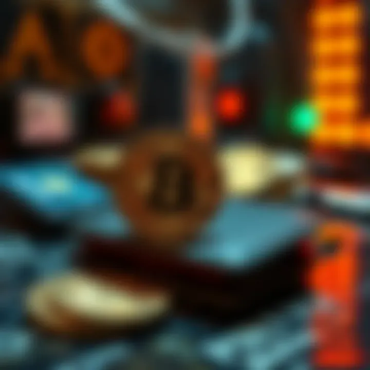 Illustration of peer-to-peer Bitcoin transactions